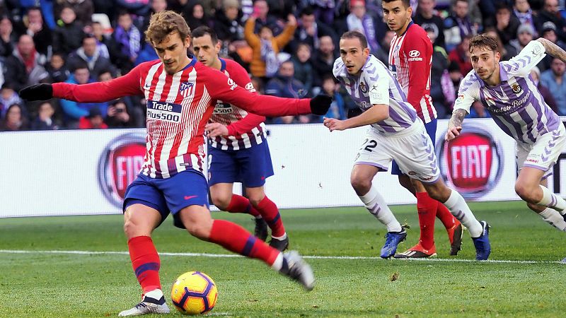Griezmann salva la agónica victoria del Atlético en Valladolid (2-3)