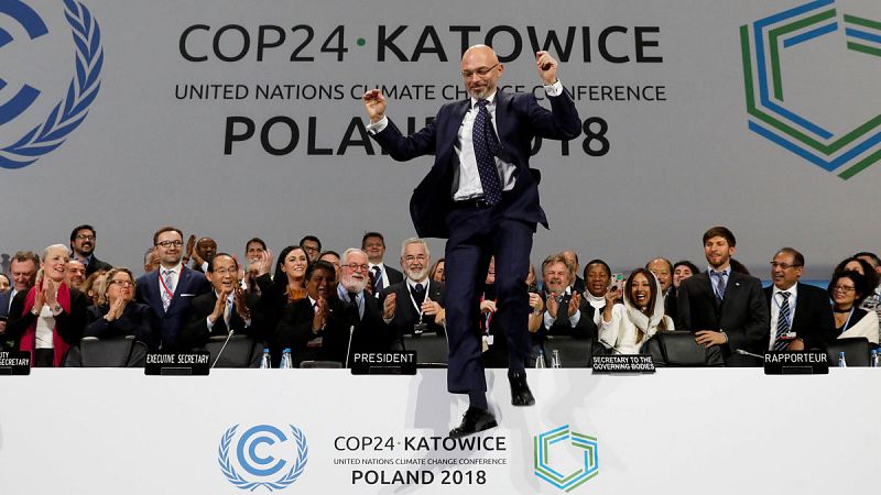 La cumbre del clima de Katowice sella las bases para implementar el Acuerdo de París