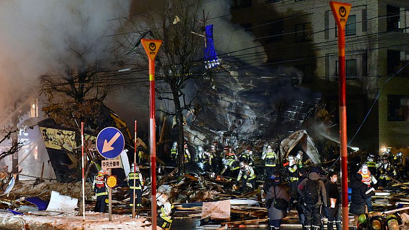 Al menos 42 heridos en la explosión de un restaurante en la ciudad japonesa de Sapporo