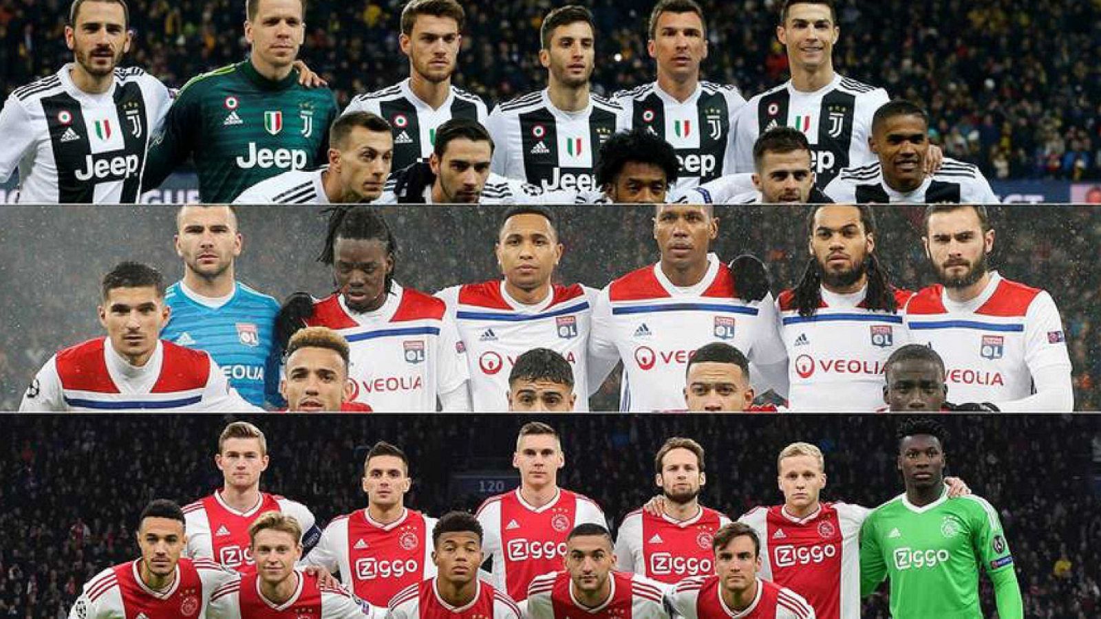 Champions | La 'Juve' de Cristiano, el vertiginoso Lyon y la vuelta de Huntelaar al Bernabéu | Ver