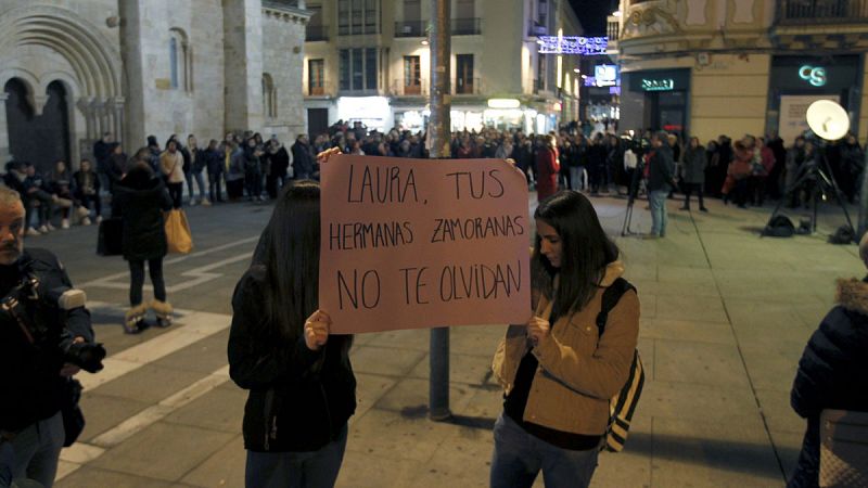 Concentraciones en El Campillo y Zamora en recuerdo de la profesora Laura Luelmo