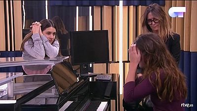 Amaia regresa a la Academia de 'Operacin Triunfo' para charlar con los finalistas