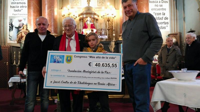'Espacio en blanco', de RNE, dona 40.000 euros a Mensajeros de la Paz