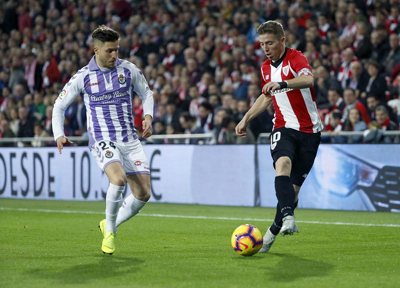 El Valladolid empata al Athletic en el tiempo de descuento