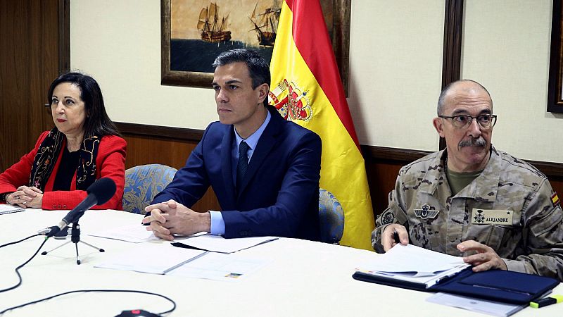 Sánchez felicita la Navidad a las tropas y valora el "tremendo esfuerzo" que realizan en las misiones en el exterior