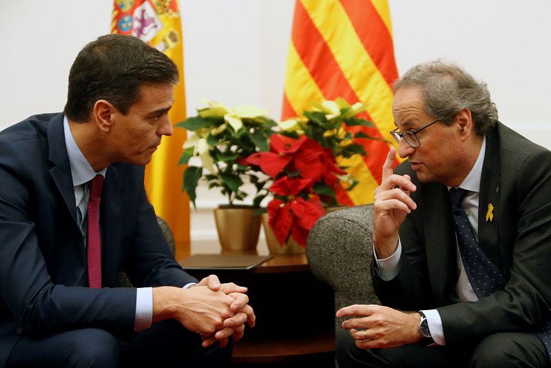 Torra revela que entregó a Sánchez una "propuesta de acuerdo democrático" con 21 puntos