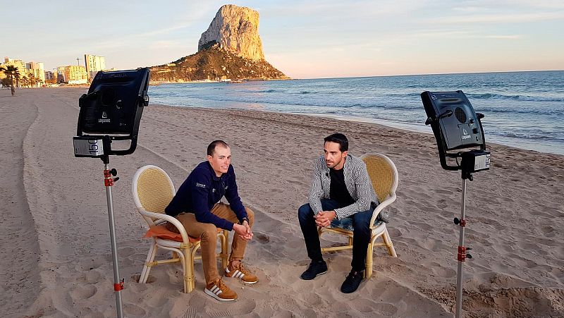 Alberto Contador y Enric Mas, en estado puro