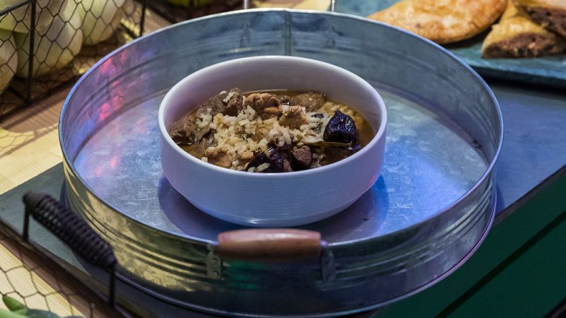 Sopa escocesa (el pollo de mi t�o Josete) de Candela