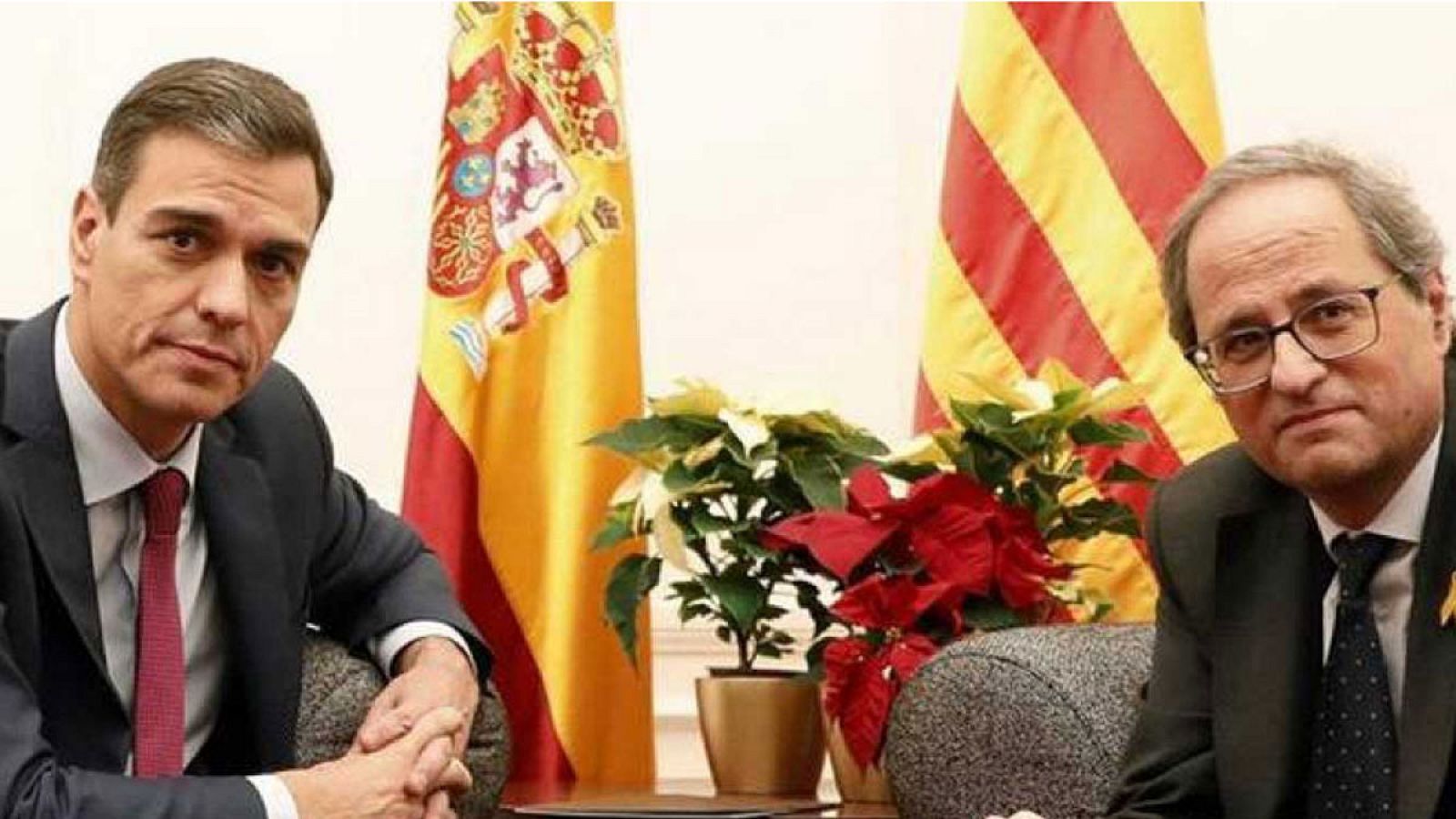 El Gobierno responde a Torra con "diálogo y ley" frente a su "monólogo independentista" | Ver