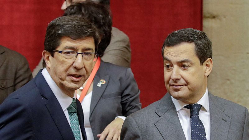 PP, Cs y Vox acusan a Susana Díaz de "mentir" y "asustar" a los andaluces al decir que las competencias peligran