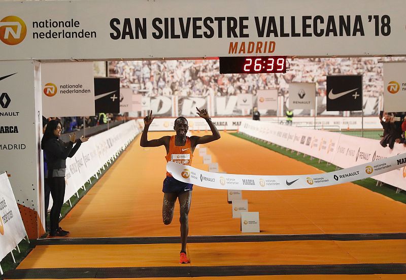 Kiplimo y Kosgei ganan la San Silvestre Vallecana 2018 pulverizando todos los récords