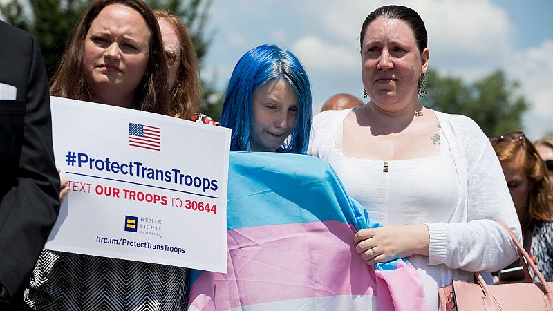 Un tribunal da la razón a Trump en su veto a los transexuales en el Ejército de EE.UU.