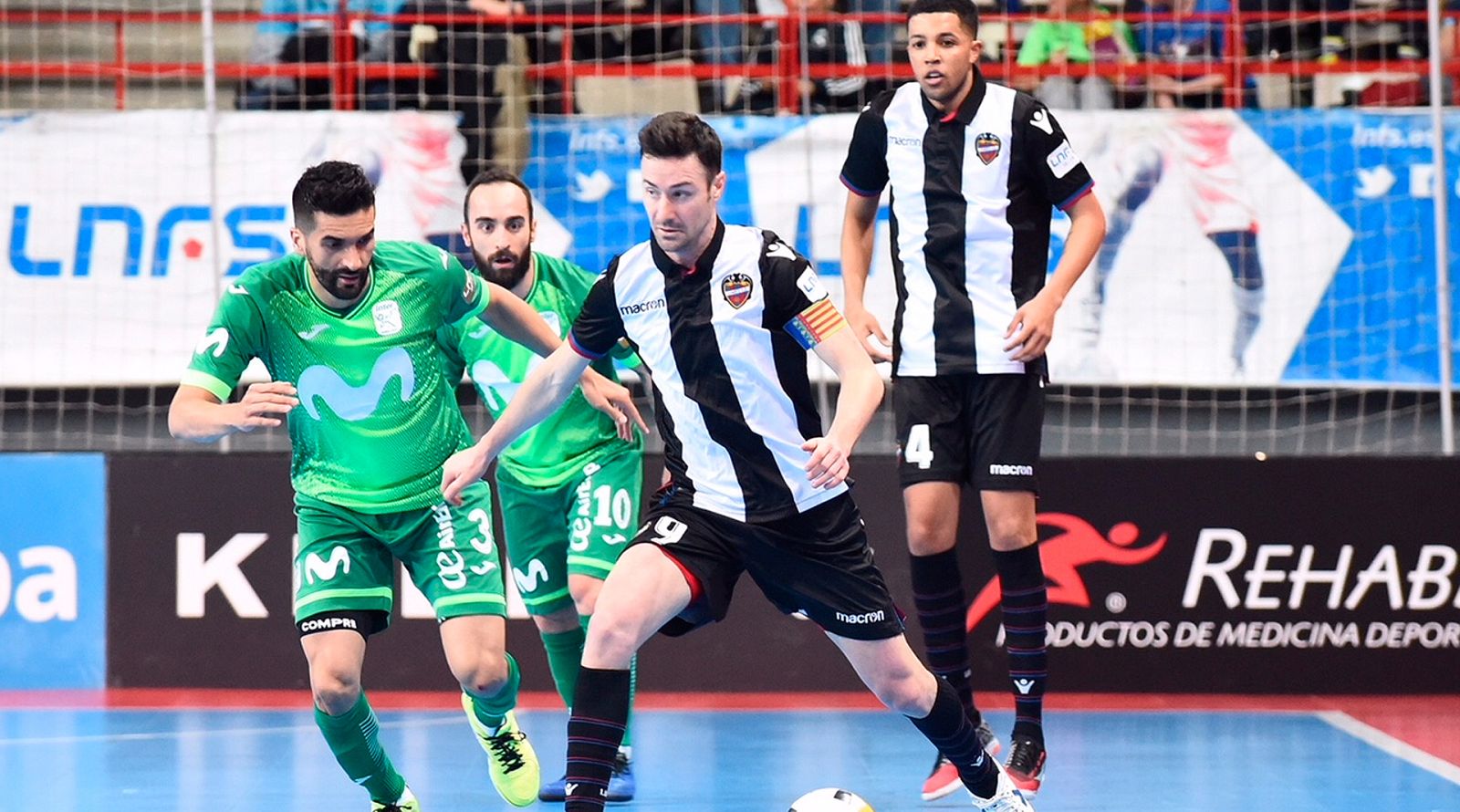 El Movistar Inter vence al Levante para seguir en los puestos de cabeza