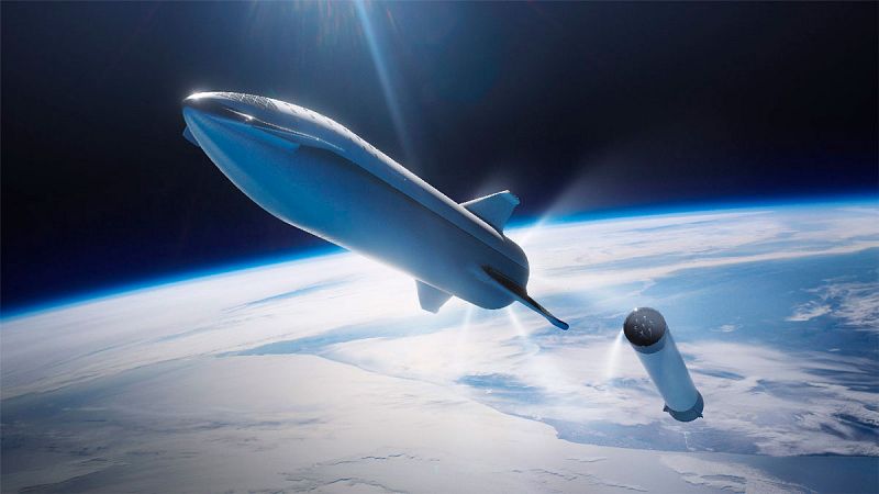 SpaceX completa un cohete Starship de pruebas, concebido para Marte