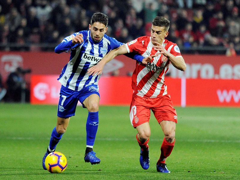El Girona y el Alavés cierran la primera vuelta con un empate