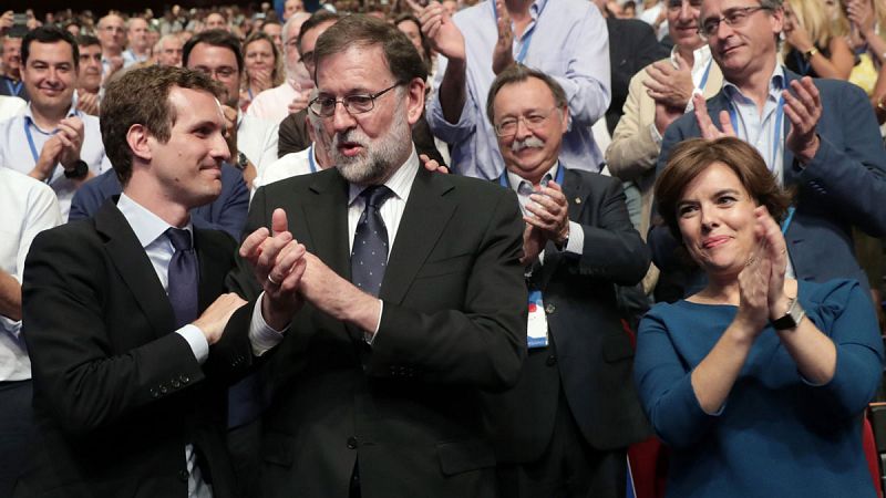 Casado, Rajoy, Aznar, Santamaría y Cospedal, dos días de reencuentros históricos en el PP