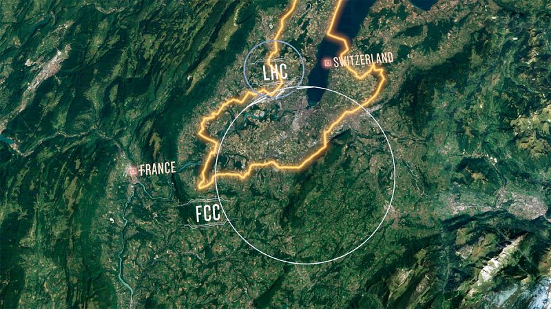 El futuro acelerador circular del CERN dejará pequeño al actual Gran Colisionador de Hadrones