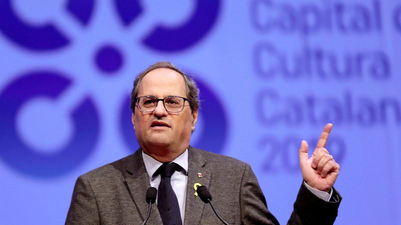 Torra: Cataluña "se lo juega todo" en su respuesta al juicio por el "procés"