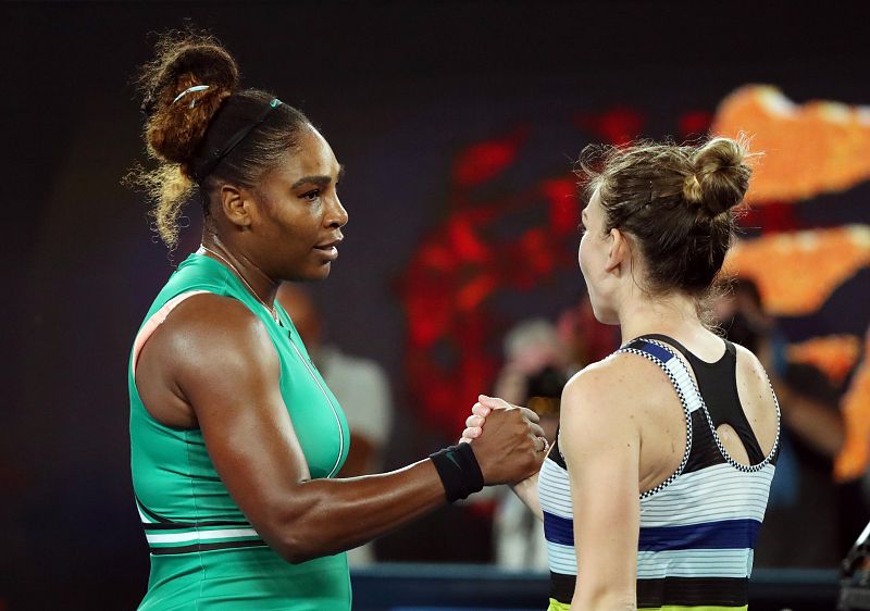Serena Williams tumba a Halep