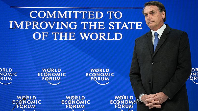 Bolsonaro asegura que la izquierda "no prevalecerá" en América Latina en su intervención en Davos