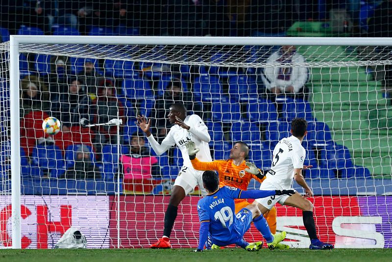 Jorge Molina pone al Getafe con ventaja en la Copa