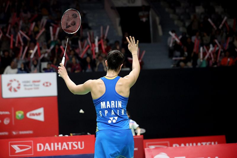 Carolina Marín arrolla a su primera rival en Yakarta