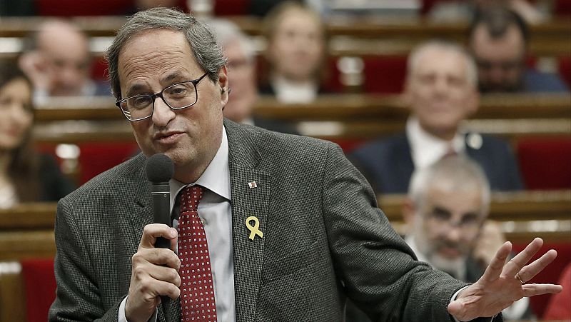 Torra: "Estoy dispuesto a apartarme para que Puigdemont pueda ser investido"