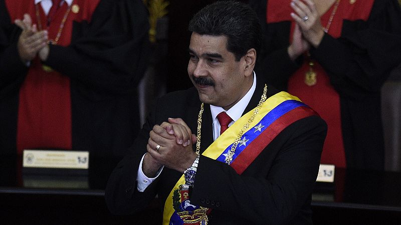 Maduro califica a Guaidó de "presidente títere" y avisa de que actuará la Justicia en Venezuela