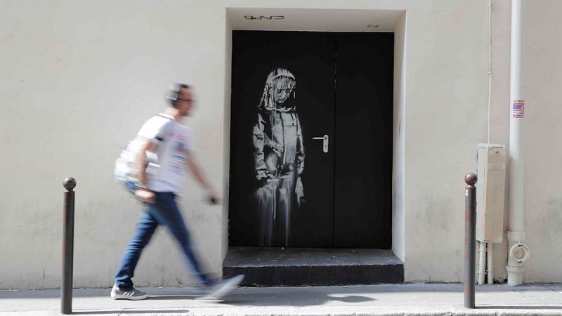 Roban de la sala Bataclan una obra en homenaje a las víctimas del 13-N atribuida a Banksy