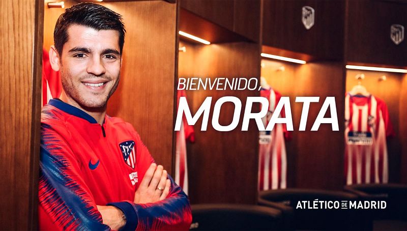 El Atlético hace oficial la cesión por año y medio de Morata