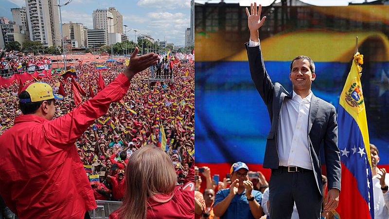 La pugna por el poder entre Maduro y Guaidó se traslada de nuevo a las calles de Venezuela