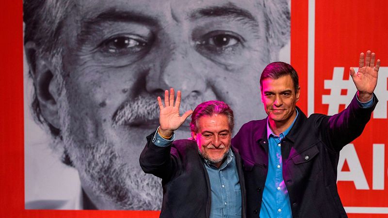 Sánchez asiste a la presentación de Pepu Hernández y arropa su precandidatura: "Pepu es el alcalde que necesita Madrid"