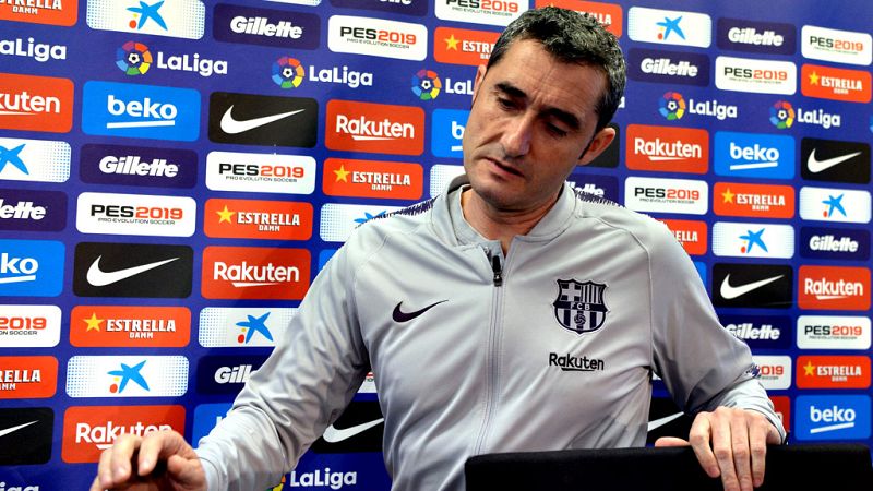 Valverde: "No soy partidario de arriesgar y que Messi se lesione"