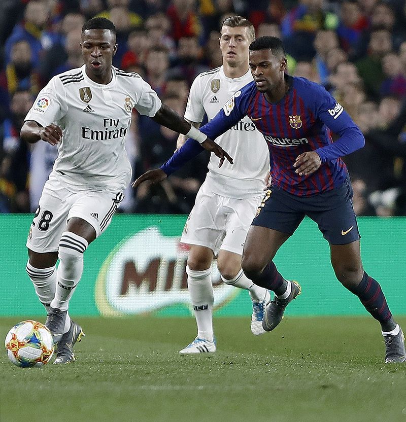 El Barça no puede con el Madrid: Malcom empata con Vinicius