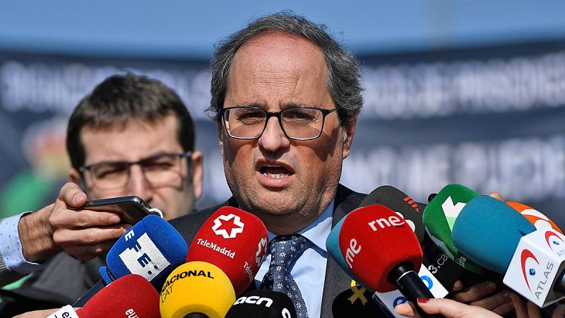 Torra mantiene la autodeterminación como requisito "mínimo" para seguir negociando los Presupuestos