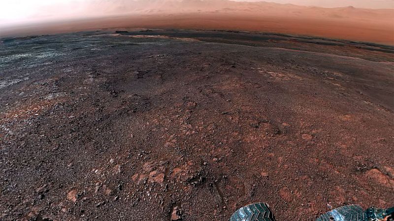 La NASA lanza un nuevo vídeo en 360 grados de Marte desde el rover Curiosity