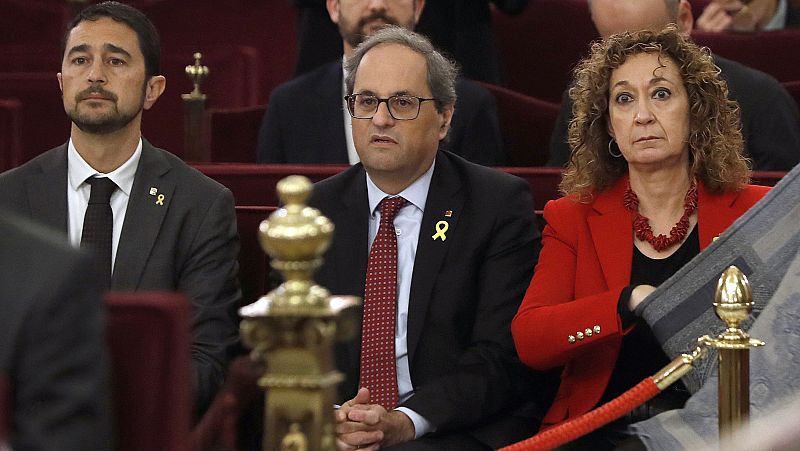 Torra tilda el juicio del 'procés' como un "ataque a la democracia" y exige el archivo de la causa