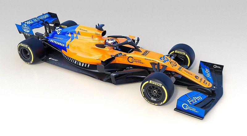 McLaren presenta el monoplaza que conducirá Carlos Sainz