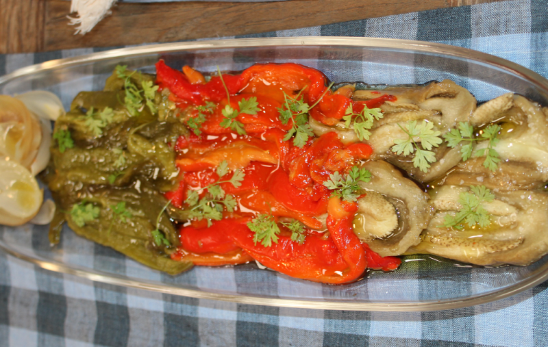 Receta de "escalivada con salsa romesco" de Dani Garca