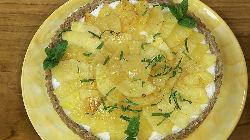 Tarta de pi�a y yogur