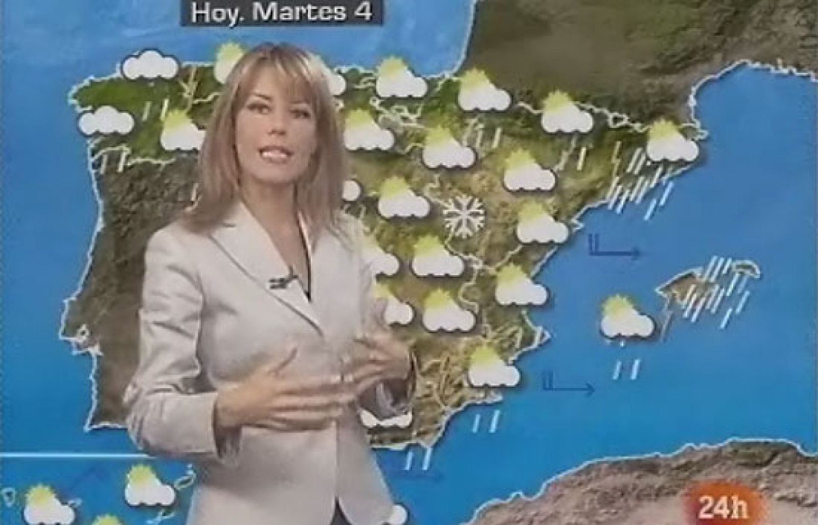 Este martes se esperan nubes y lluvias en casi toda España y temperaturas sin grandes cambios.