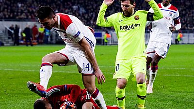 Tablero deportivo - Resumen del O.Lyon 0 F.C. Barcelona 0 - Escuchar ahora