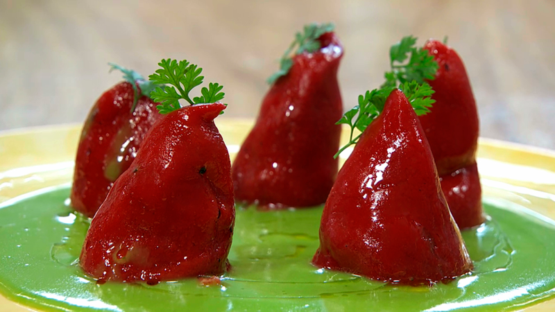 Pimientos rellenos de salpic�n