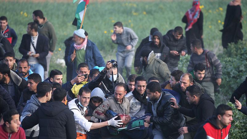 La ONU considera que los ataques de Israel a las marchas en Gaza pueden constituir crímenes de guerra