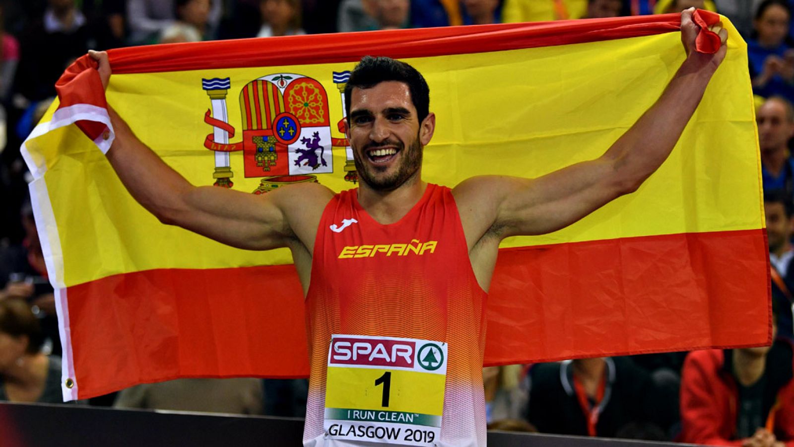 El alicantino Jorge Ureña, de 25 años, se proclamó este domingo en Glasgow campeón de Europa heptatlón, la combinada masculina en pista cubierta, con un total de 6.218 puntos, dos años después de conseguir la medalla de plata en la misma competición.