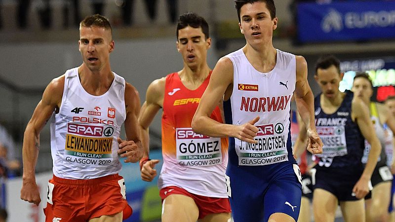 Jesús Gómez sorprende con un bronce en 1.500 metros