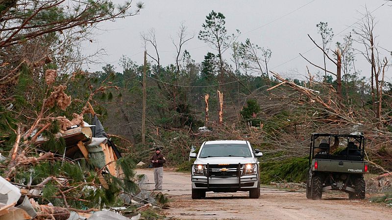 Al menos 22 muertos por los tornados en el estado estadounidense de Alabama