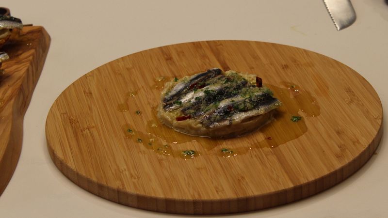 Receta de "boquerones en vinagre" de Dani Garc�a