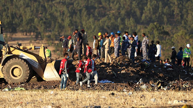 Dos ciudadanos españoles figuran entre los 157 muertos del avión siniestrado en Etiopía