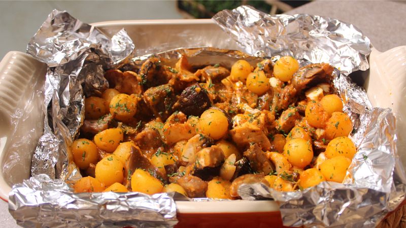 Receta de "setas con patatas" de Dani Garc�a